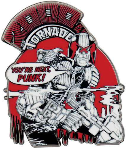 2000 AD - Limited Edition Pin Badge - Judge Dredd You're Next Punk
