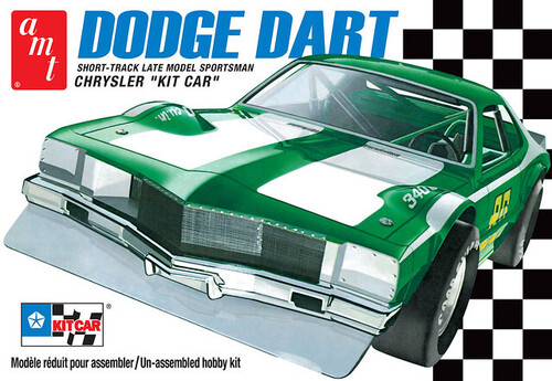 AMT Dodge Dart Sportsman Short Track Kit Car 1/25 Scale Model Kit