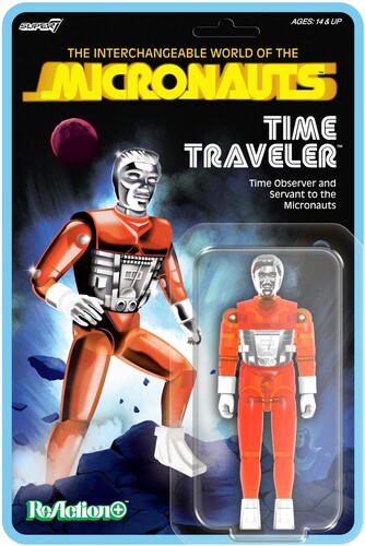 MICRONAUTS REACTION+ WAVE 04 - TIME TRAVELER (TRAN