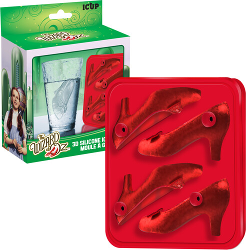 WIZARD OF OZ RUBY SLIPPERS 3D ICE CUBE MOLD