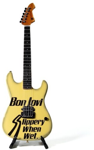 MINI AXE BON JOVI SLIPPERY/ BAD MED MINI GUITAR