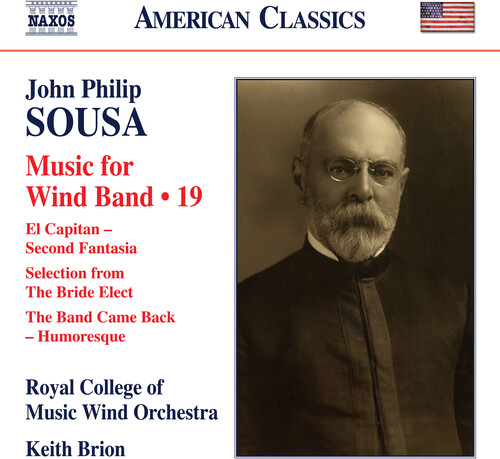 Sousa / Royal College Of Music Wind Orch / Brion - Music for Wind Band 19 vinyl record cover