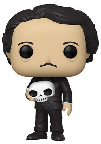 EDGAR ALLAN POE W/  SKULL