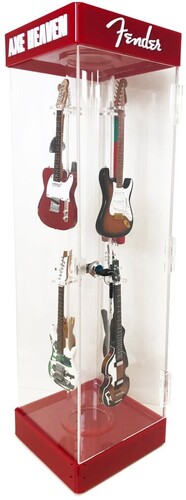 Custom Acrylic Display Case 10" X 32" Miniature Guitar Replica Collectible