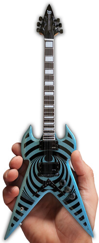 ZAKK WYLDE BLUE WARHAMMER VERTIGO MINI GUITAR|alliance entertainment