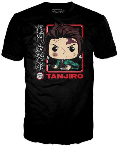 FUNKO POP! & TEE: Demon Slayer - Tanjiro (BL) - Small