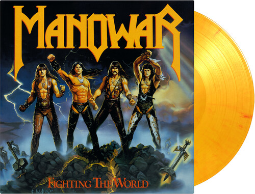 Manowar - Fighting The World - Limited 180-Gram Flaming Yellow Colored Vinyl