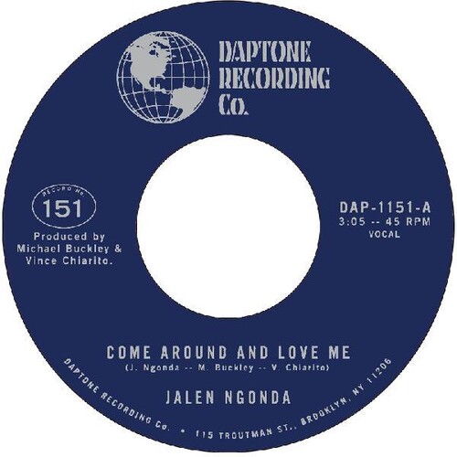 Jalen Ngonda - Come Around And Love Me / What Is Left To Do