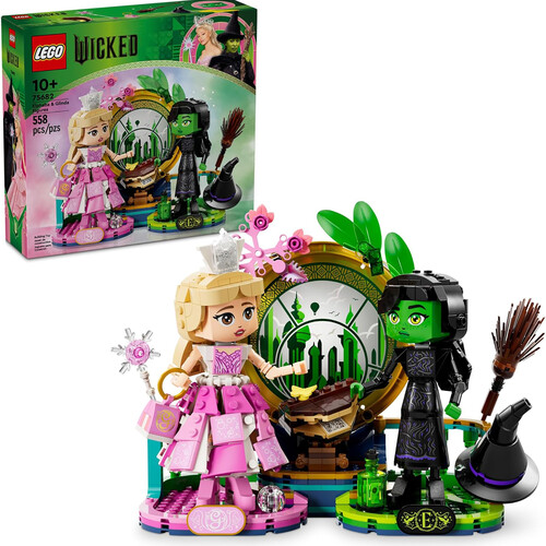 LEGO WICKED ELPHABA & GLINDA FIGURES
