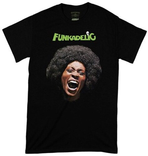 Funkadelic - Maggot Brain Album Cover - Heavy Cotton T-Shirt - Large Black