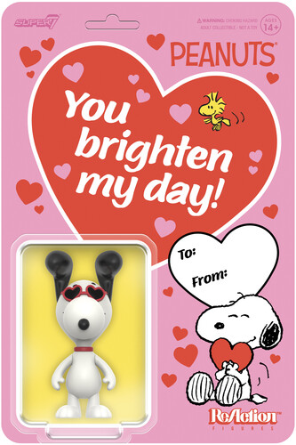 PEANUTS REACTION FIGURES - SNOOPY (HEART EYES)