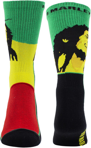 PERRI'S BOB MARLEY RASTA CREW SOCKS