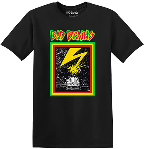 Bad Brains - Capitol Strike (on black) - T-Shirt - Small (Black)