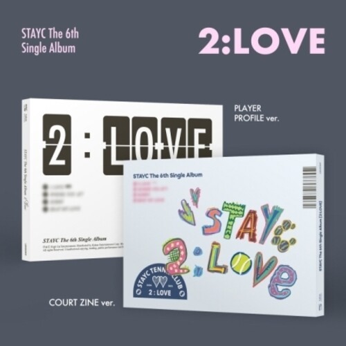 Stayc - 2:love (court Zine / Player Profile Ver.) vinyl record cover
