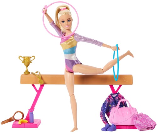 BARBIE GYMNASTICS PLAYSET BLONDE