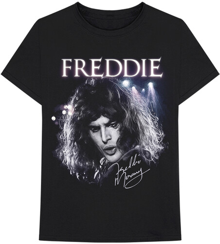 Freddie Mercury - Freddie Mercury Signature Black Unisex Short Sleeve T-shirt XL