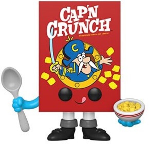 Funko Pop! Vinyl: - FUNKO POP! VINYL: Quaker- Cap'N Crunch Cereal Box