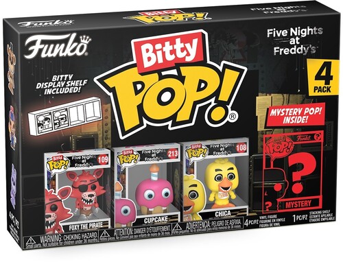 BITTY POP FIVE NIGHTS AT FREDDYS FOXY 4 PACK
