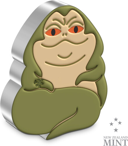 STAR WARS - JABBA THE HUTT 2OZ SILVER CHIBI COIN