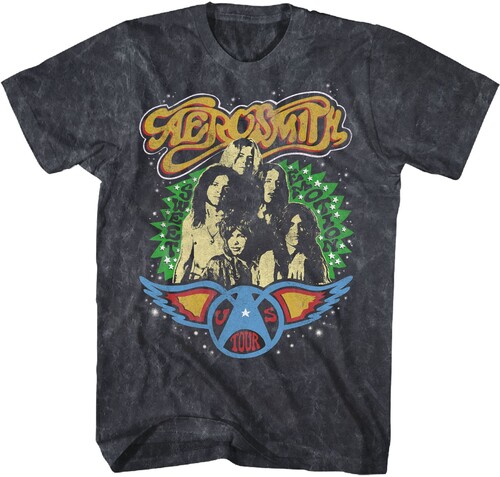 AEROSMITH SWT EMT TOUR TSHIRT MED BLK 38441077A2