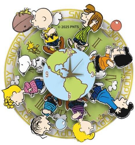 Snoopy Around the World Wooden Magnet