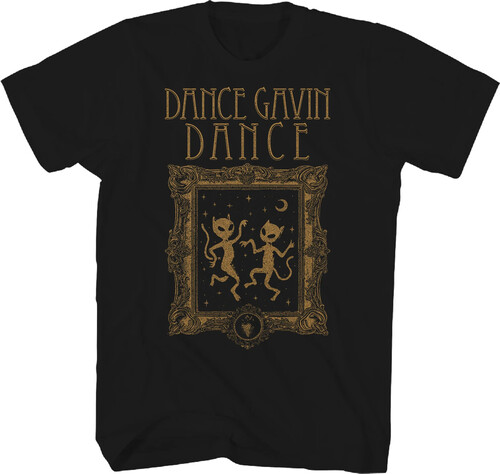 DANCE GAVIN DANCE FRAME T-SHIRT LARGE BLACK
