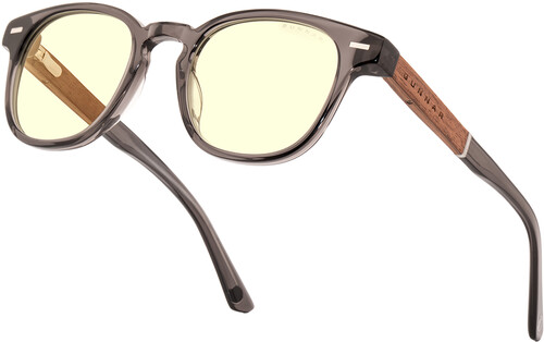 PC Accessory: GUNNAR Mythic Computer glasses, Tioga Gray Crystal Walnut Mineral Amber for PC
