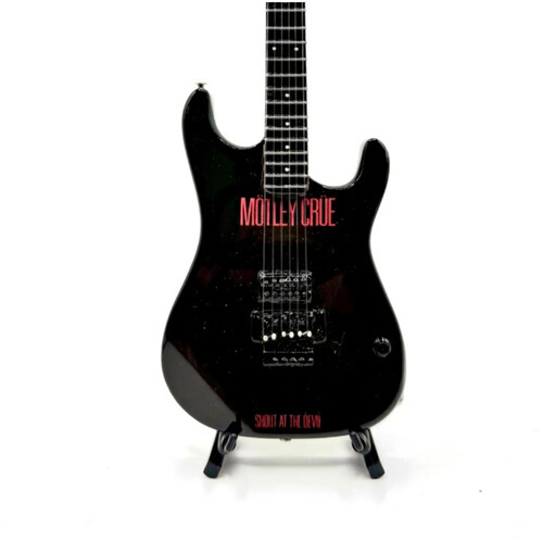 The Mini Axe - Motley Crue - Shout at the Devil - Mini Guitar Replica Collectible