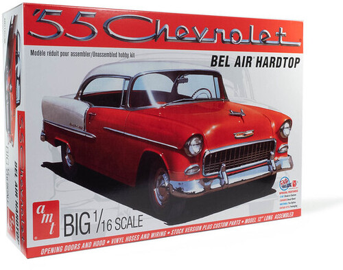 AMT 1955 Chevy Bel Air Hardtop 1/16 Scale Model Kit