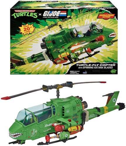 TMNT X GI JOE - TURTLE-FLY COPTER
