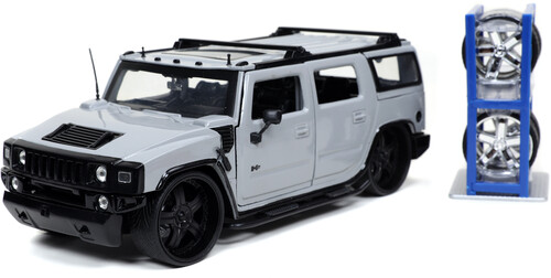 JADA JT 1/24 2003 HUMMER H2 WITH RACK DIE-CAST|alliance entertainment