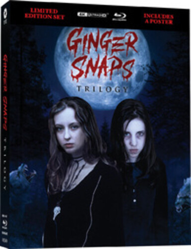 Ginger Snaps Trilogy - All-Region UHD & Blu-Ray Lenticular Boxset with Poster [Import]