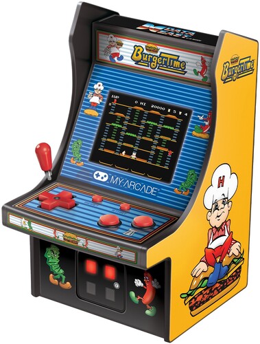 MY ARCADE BURGER TIME MICRO PLAYER RETRO