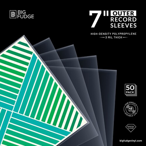BIG FUDGE BFOS7X50US 7IN OUTER SLV 50 PACK CLEAR