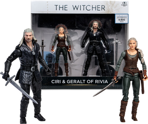 WITCHER NETFLIX 7IN 2PK - GERALT & CIRI (SEASON 3)