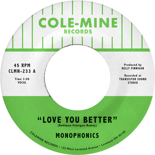 Monophonics & Kelly Finnigan - Love You Better / The Shape Of My Teardrops [Colored Vinyl]