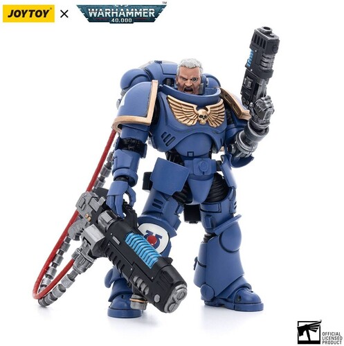 JOYTOY WH 40K ULTRAMARINES HBS SGT ULAXES 1/ 18 AF Collectibles on WOW HD