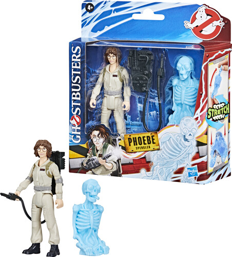 Hasbro Collectibles - Ghostbusters - Fright Features - Phoebe Spengler Action Figure with Bonesy Ghost