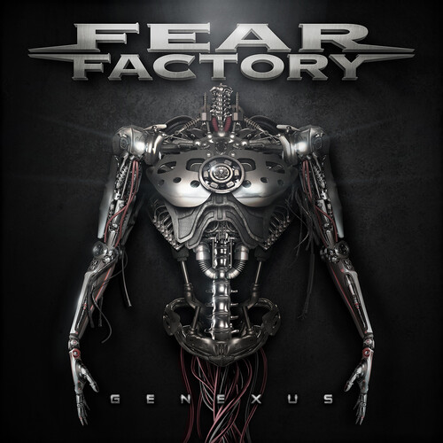 Fear Factory - Genexus - Crystal Clear Black White Splatter (Blk)