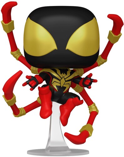 FUNKO POP! MARVEL: Spider-Man Comics- Miles Iron Spider (Styles May Vary)