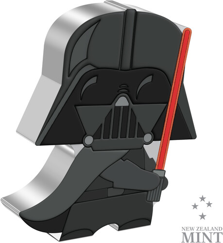 SW RETURN O/ T JEDI - VADER 1OZ SILVER CHIBI COIN