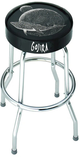 ROCKSAX GOJIRA FLYING WHATLE BAR STOOL BLK/ CHRM