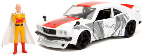 1:24 ONE PUNCH MAN -'74 MAZDA RX-3 W/ FIG (4PC)