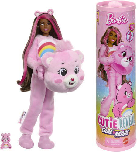 BARBIE CUTIE REVEAL BARBIE X CARE BEARS CHEER BEAR