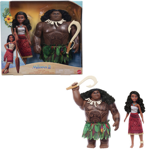 DISNEY MOANA 2 MOANA & MAUI VOYAGER SET