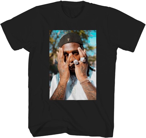 BURNA BOY PEEKABOO PHOTO TSHIRT 2XL BLK 23BB065A5