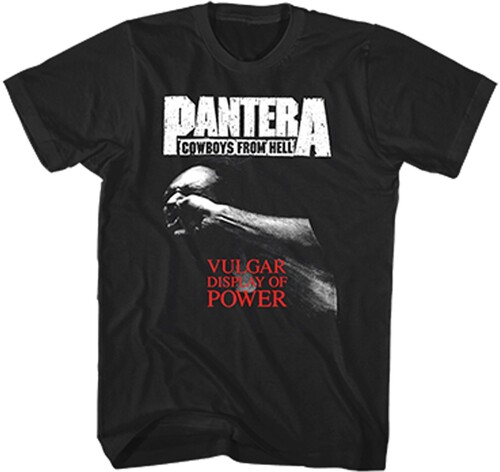 PANTERA VULGAR DISPLAY TSHIRT LG BLK 3151200105
