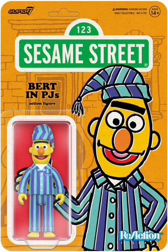 SESAME STREET REACTION FIGURES WAVE 06 - BERT (PJS