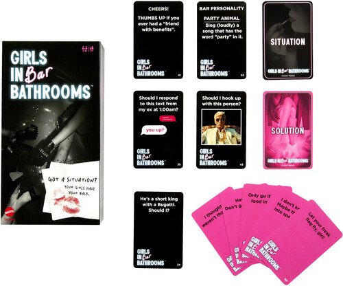 Mattel Games - Girls In Bar Bathrooms Adult Party Game