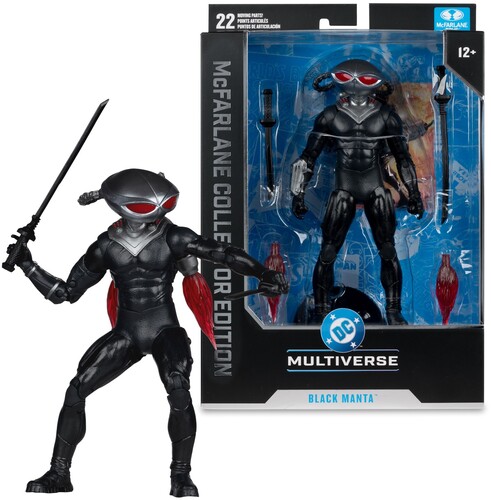 DC COLL ED 7IN WAVE 16 BLACK MANTA ACTION FIGURE